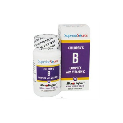 Superior Source - Children's B Complex with Vitamin C Instant Dissolve - 60 Tablets