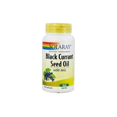 Solaray Black Currant Seed Oil - 600 mg - 90 Softgels