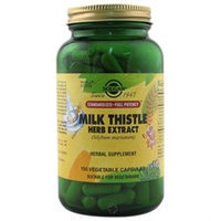 Solgar - Milk Thistle Herb Extract - 150 Vegetarian Capsules