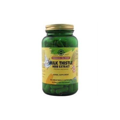 Solgar - Milk Thistle Herb Extract - 150 Vegetarian Capsules