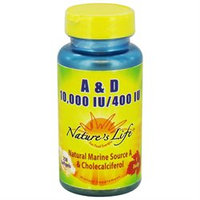 Nature's Life A and D - 250 Softgels