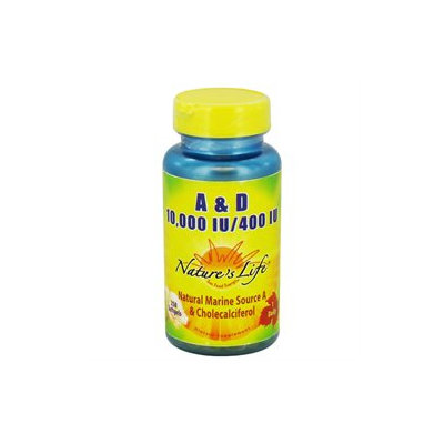 Nature's Life A and D - 250 Softgels