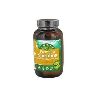 Pure Planet - Premium Spirulina 500 mg. - 200 Vegetarian Capsules