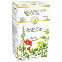 Celebration Herbals - Organic Yerba Mate with Morning Mint - 24 Tea Bags