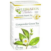 Celebration Herbals Organic Gunpowder Green Tea - 24 Herbal Tea Bags