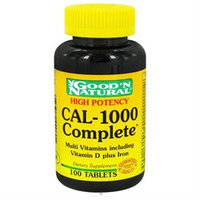 Good 'N Natural - CAL-1000 Complete Calcium and Multivitamins plus Iron - 100 Tablets