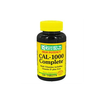 Good 'N Natural - CAL-1000 Complete Calcium and Multivitamins plus Iron - 100 Tablets