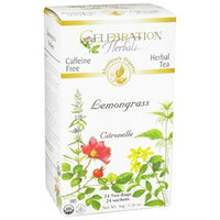 Celebration Herbals Organic Lemongrass Tea Caffeine Free - 24 Herbal Tea Bags
