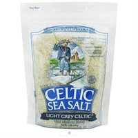 Selina Naturally - Celtic Sea Salt Resealable Bag Light Grey Course - 8 oz.