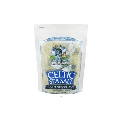 Selina Naturally - Celtic Sea Salt Resealable Bag Light Grey Course - 8 oz.