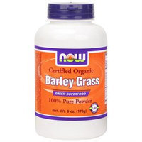 NOW Foods - Barley Grass Powder Organic Non-GE - 6 oz.