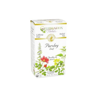 Celebration Herbals Organic Parsley Leaf Tea Caffeine Free - 24 Herbal Tea Bags