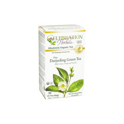 Celebration Herbals - Organic Darjeeling Green Tea - 24 Tea Bags