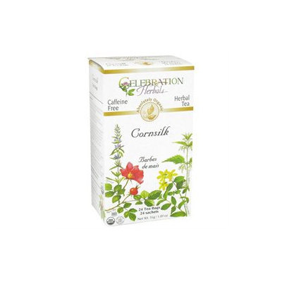 Celebration Herbals Organic Cornsilk Tea Caffeine Free - 24 Herbal Tea Bags