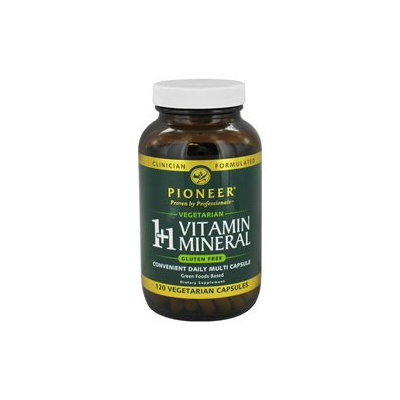 Pioneer Nutritionals Pioneer - 11 Vitamin Mineral - 120 Vegetarian Capsules