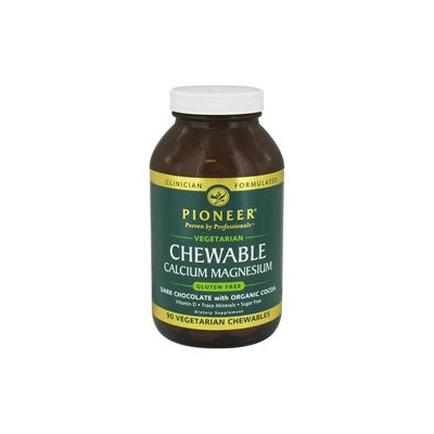 Pioneer - Chewable Calcium Magnesium Dark Chocolate Flavor - 90 Chewables