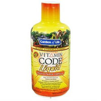 Garden of Life - Vitamin Code Liquid Multivitamin Formula Orange Mango - 30 oz.