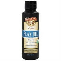 Barleans Barlean's - Highest Lignan Flax Oil 100 Organic - 8 oz.