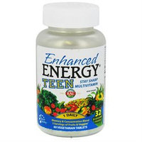 Kal - Enhanced Energy Teen Complete - 60 Vegetarian Tablets