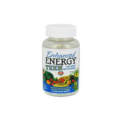 Kal - Enhanced Energy Teen Complete - 60 Vegetarian Tablets