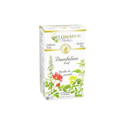 Celebration Herbals Organic Dandelion Leaf Tea Caffeine Free - 24 Herbal Tea Bags
