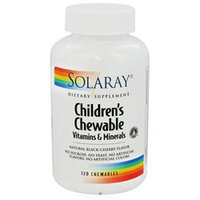 Solaray Children's Chewable Vitamins and Minerals Natural Black-Cherry - 120 Chewables