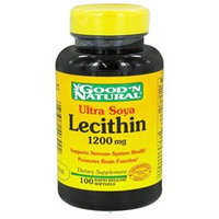 Good 'N Natural - Ultra Soya Lecithin 1200 mg. - 100 Softgels Formerly 19 grain