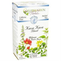 Celebration Herbals Kava Kava Blend Tea Caffeine Free - 24 Herbal Tea Bags