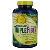 Renew Life Organic Triple Fiber - 150 Vegetable Capsules