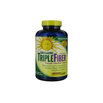 Renew Life Organic Triple Fiber - 150 Vegetable Capsules
