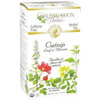 Celebration Herbals Organic Catnip Leaf and Blossom Tea Caffeine Free - 24 Herbal Tea Bags