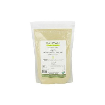 Banyan Botanicals - Organic Ashwagandha Root Powder Withania Somnifera - 1 lb.