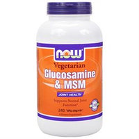 NOW Foods - Glucosamine and MSM - 240 Vegetarian Capsules