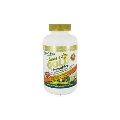 Nature's Plus Source of Life Gold Chewables, Tablets, 90 ea