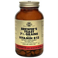 Solgar Brewer's Yeast Grains with Vitamin B12 - 250 Tablets