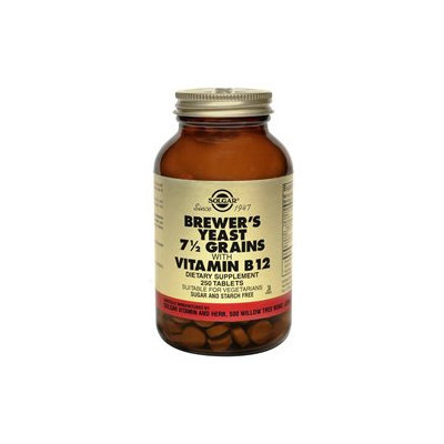 Solgar Brewer's Yeast Grains with Vitamin B12 - 250 Tablets