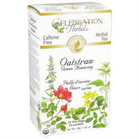 Celebration Herbals Organic Oatstraw Green Flowering Tea Caffeine Free - 24 Tea Bags