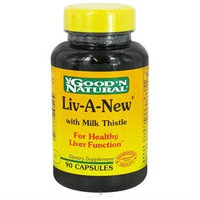 Good 'N Natural - Liv-A-New With Milk Thistle - 90 Capsules