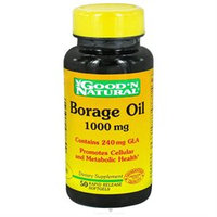 Good 'N Natural - Borage Oil Contains GLA 1000 mg. - 50 Softgels