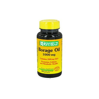 Good 'N Natural - Borage Oil Contains GLA 1000 mg. - 50 Softgels