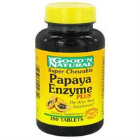 Good 'N Natural - Chewable Enzyme Plus Super Papaya - 180 Tablets