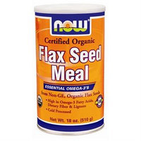 Now Foods, Organic Flax Seed Meal 22 oz