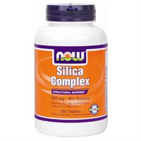 NOW Foods - Silica Complex Vegetarian 500 mg. - 180 Tablets
