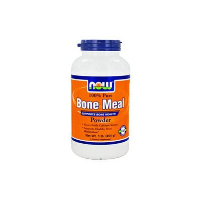 NOW Foods - Bone Meal Powder - 1 lbs.