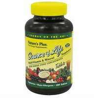 Nature's Plus Source of Life Multivitamin & Mineral Supplement, 180 tablets