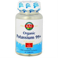 Kal Organic Potassium 99+ 99 mg - 50 Tablets