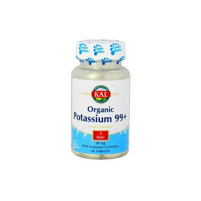 Kal Organic Potassium 99+ 99 mg - 50 Tablets