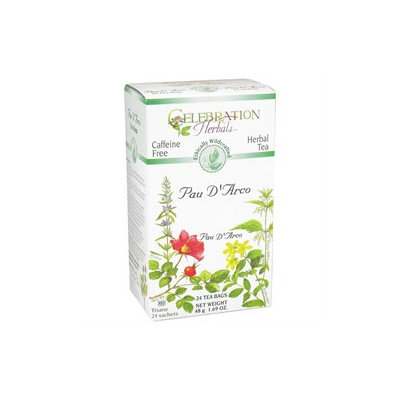 Celebration Herbals Pau D'Arco Tea Caffeine Free - 24 Herbal Tea Bags
