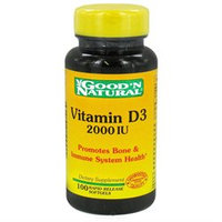 Good 'N Natural - Vitamin D3 Once Daily Formula 2000 IU - 100 Softgels