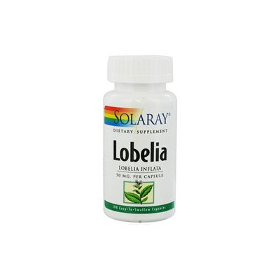 Solaray Lobelia 50MG - 100 Capsules - Detox Products